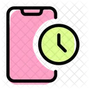 Mobile Zeit Icon