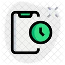 Mobile Zeit Icon