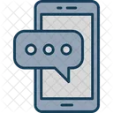 Mobilephone Smartphone Chat Icon