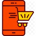 Mobilephone Online Shoping Icon