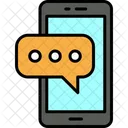 Mobilephone Smartphone Chat Icon
