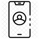 Mobiler Benutzer  Symbol