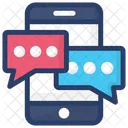 Mobile Massage Mobiles Chatten Nachricht Symbol
