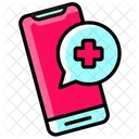 Handy Chat Gesundheit Symbol