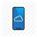 Mobiler Cloud-Speicher  Symbol