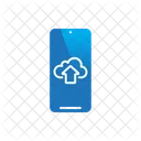 Mobiler Cloud-Upload  Symbol