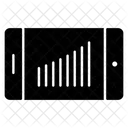 Mobiler Equalizer Mobile Frequenz Mobiler Einsteller Symbol