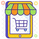 Smart Retail Online Shopping Online Ausgaben Symbol