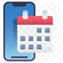 Mobiler Kalender  Symbol