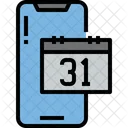 Mobiler Kalender  Symbol