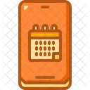 Mobiler Kalender  Symbol