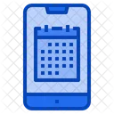 Mobiler Kalender  Symbol