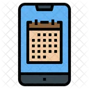 Mobiler Kalender  Symbol