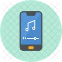 Mobiler Musikplayer  Symbol