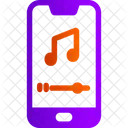 Mobiler Musikplayer  Symbol