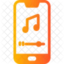 Mobiler Musikplayer  Symbol