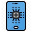 Mobiler Prozessorchip  Symbol