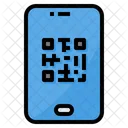 Mobiler QR-Code  Symbol