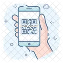 Mobiler QR Code Quick Response Code Matrix Barcode Symbol