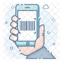 Mobiler QR Code Quick Response Code Matrix Barcode Symbol