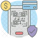 Mobiler QR Code Produktcode Mobiler Code Scanner Symbol