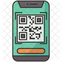 Mobiler QR-Code  Symbol