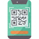 Mobiler QR-Code  Symbol