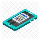 Taschenrechner Smartphone Geschaft Symbol