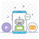 Mobiler Roboter  Symbol