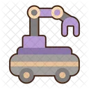 Mobiler Roboter Smartphone Telefonroboter Icon