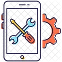 Mobile Einstellungen Mobile Wartung App Konfiguration Symbol