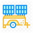 Mobiler Solartransporter  Symbol