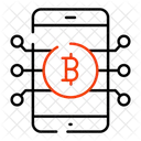 Mobiles Bitcoin  Symbol