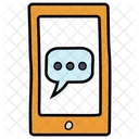 Mobiles Chatten  Symbol