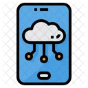 Mobiles Cloud-Computing  Symbol