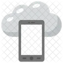 Mobil Cloud Netzwerk Symbol