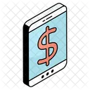 Mobiles Geld Mobile Wahrung Smartphone Geld Symbol