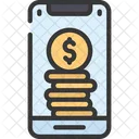 Mobiles Geld  Symbol