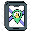 Mobiles GPS Mobile Navigation Mobiler Standort Symbol