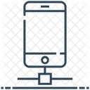 Vernetzung Hosting Mobil Symbol