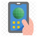 Mobiles Internet  Icon