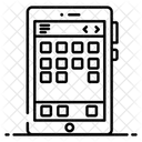 Mobiles Menu Mobiles Layout Mobile Apps Symbol