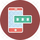 Mobiles Passwort Kontoautorisierung Login Passwort Icon