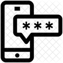 Mobiles Passwort Sicherheitscode Sicher Symbol