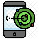 Radar Scannen Smartphone Symbol