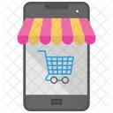 Mobil Shop E Commerce Icon