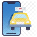 Mobiles Taxi  Symbol