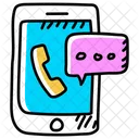 Sprachanruf Mobiltelefonanruf Mobilkommunikation Symbol