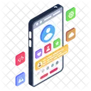 Online Profil Mobilprofil Online Konto Symbol