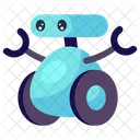 Mobile Heimuberwachung Kameraroboter Mechanischer Roboter Symbol